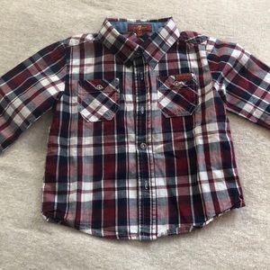 7 for all man kind button down shirt